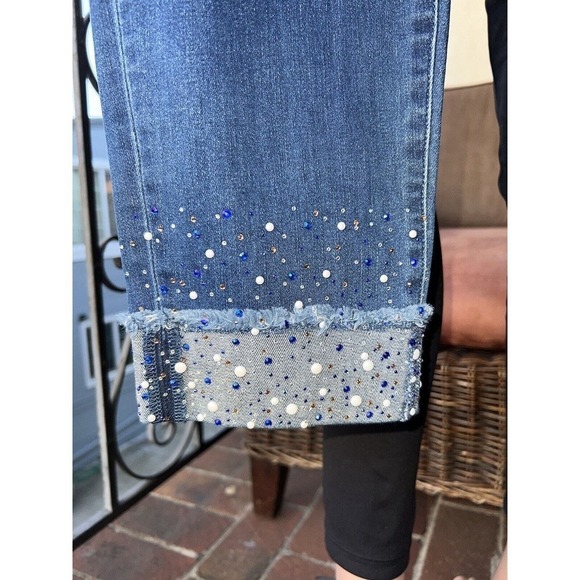 Soft Surroundings Rhinestone Jeans Womens Plus Size 36W - Picture 4 of 4